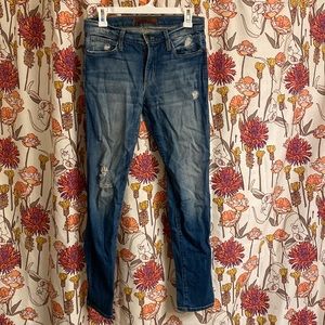 Joe’s Jeans Distressed Vintage Reserve Skinny Ankle Jeans